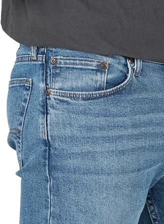 BLUGI Jean Wrangler Authentics man,talie regulată, 38/30,albastru,noi