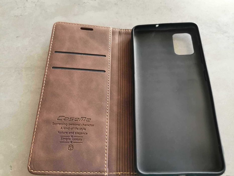 Husa piele de calitate pentru Samsung iPhone Oppo Xiaomi tip carte