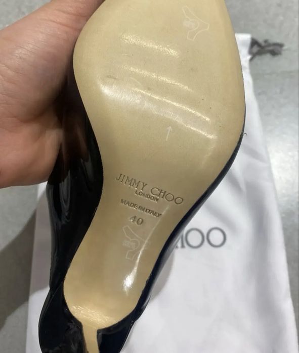 Pantofi Jimmy Choo bing 100mm pe stoc