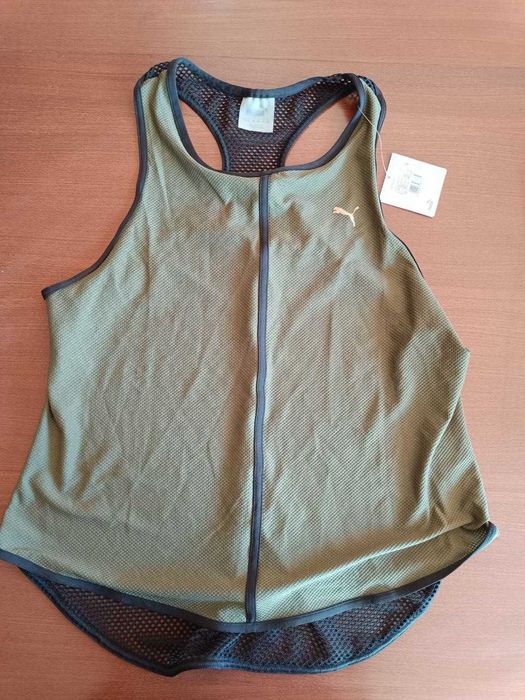 Puma Explosive Mesh Tank цвят Olive Night XL / 42, нов с етикет