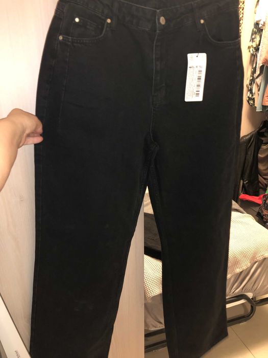 Jeans Trendyol, croi larg, noi cu eticheta, mar. 42