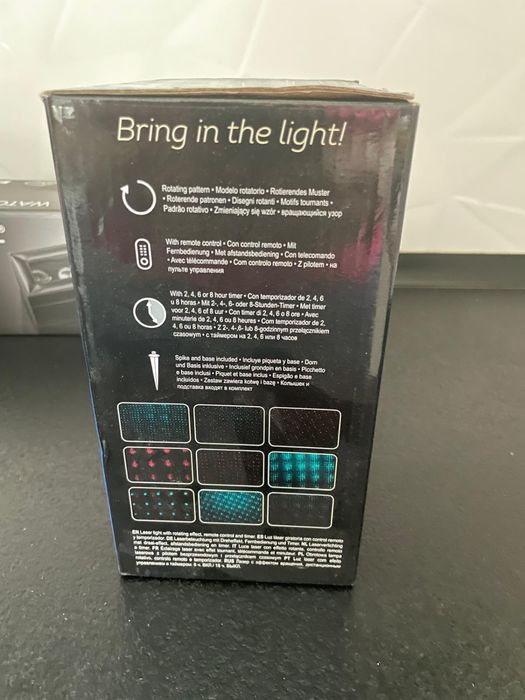 Proiector laser Lumineo (modelul cu 10 funcții și telecomandă)