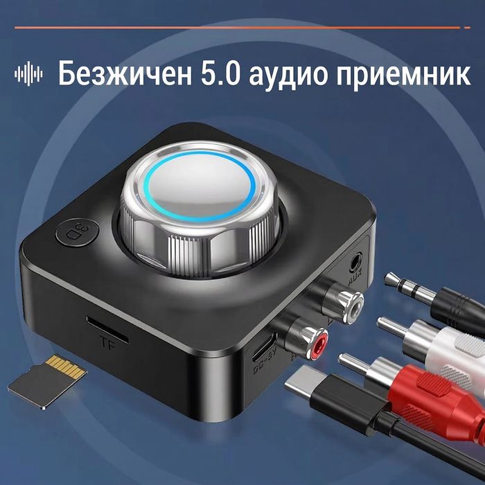 3D Bluetooth 5.0 Приемник - Дайте нов живот на вашата стара аудио система