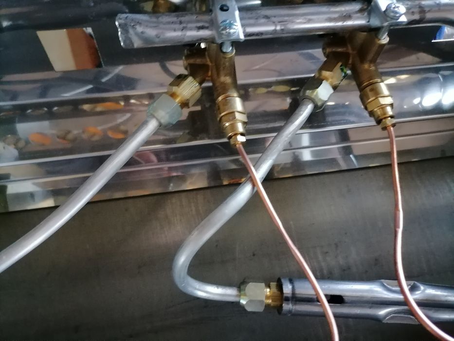 Професионална газова скара-плоча 70см.CE - 100см. дюнер обурудване