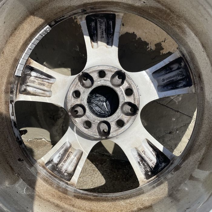 Mercedes 225/55/17 джанти с зимни гуми