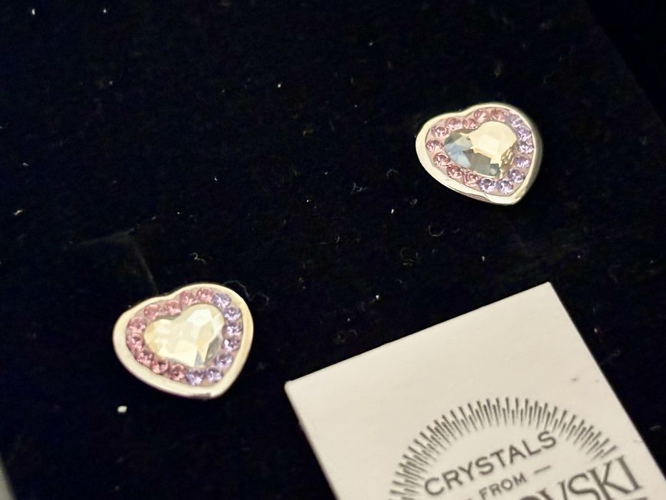 Сребърни обеци La Senja с кристали Swarovski