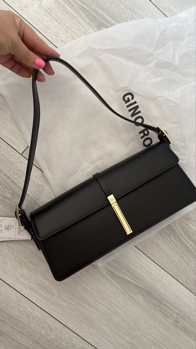 Gino Rossi стилна черна чанта