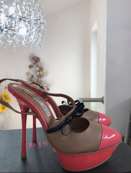 Pantofi Filippo Otter piele naturală lăcuită 37