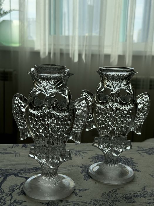 Хрустальные подсвечники