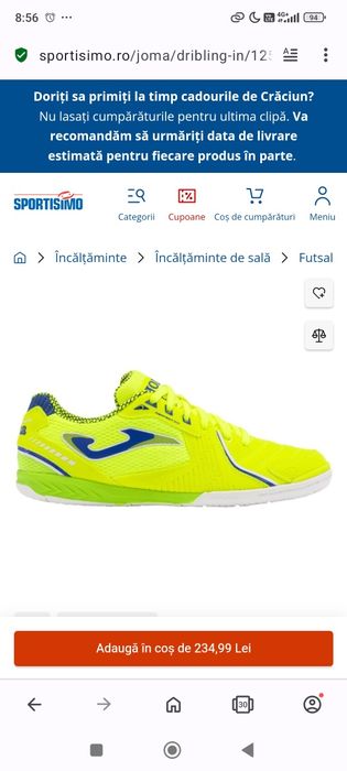 Parkside Ghete/pantofi de sală joma dribling 42