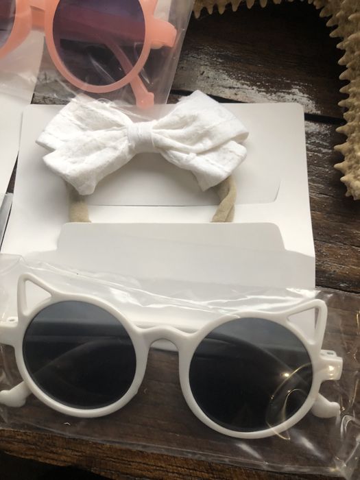 Комплект детска лента за коса и слънчеви очила