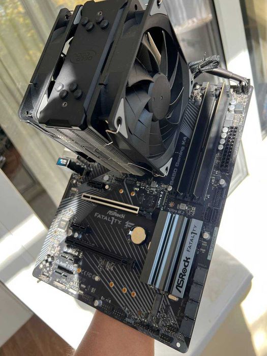 Комплект B450 Gaming K4 / 2х кулерная башня Deepcool / процессор