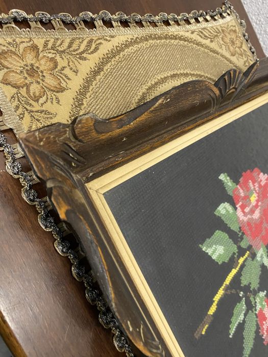 Немски гоблен с резбована рамка от дъб