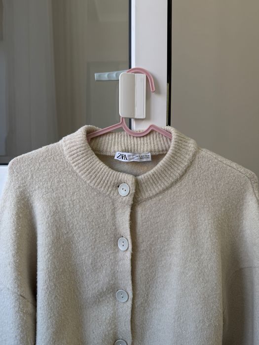 Бежевый кардиган Zara, S
