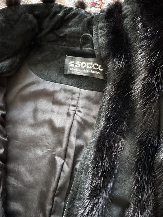 Замшевый плащ женский