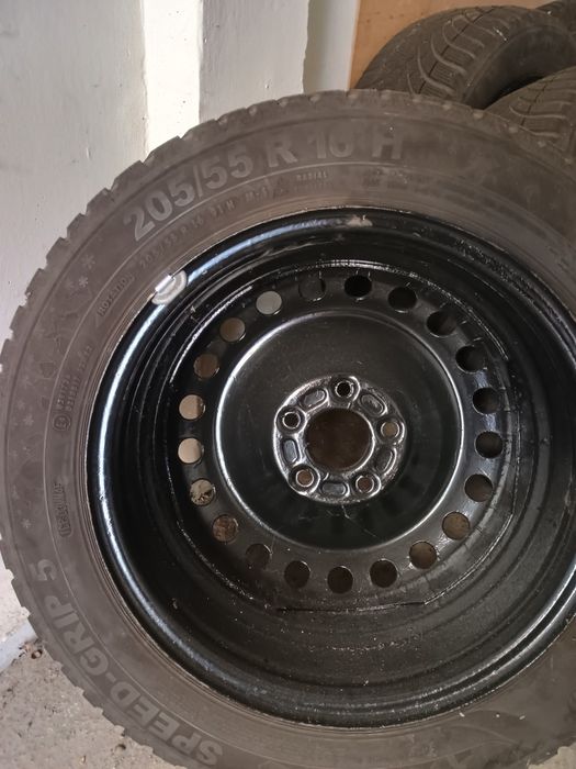 Vînd set 4roti cu anvelope 205/55 R16 H