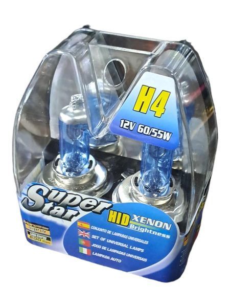 Халогенни крушки H4- 60W/55W с ксенонов ефект