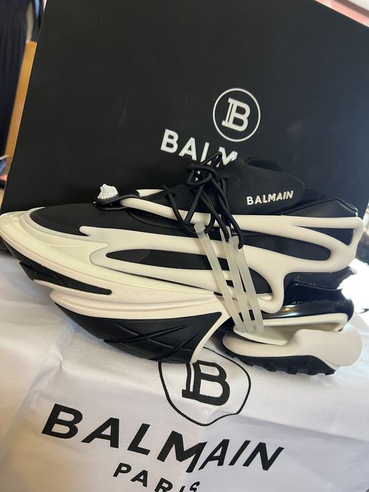 Adidasi Balmain Unicorn Black&White
