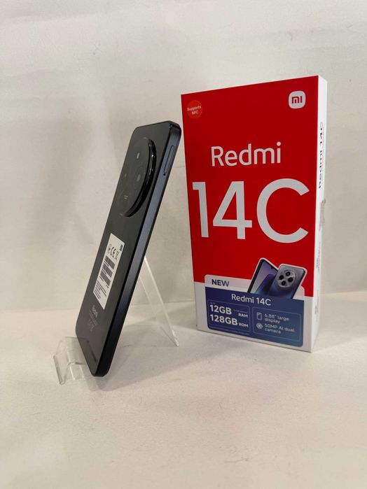 Xiaomi Redmi 14C, Midnight Black, 128GB/6GB RAM, impecabil!