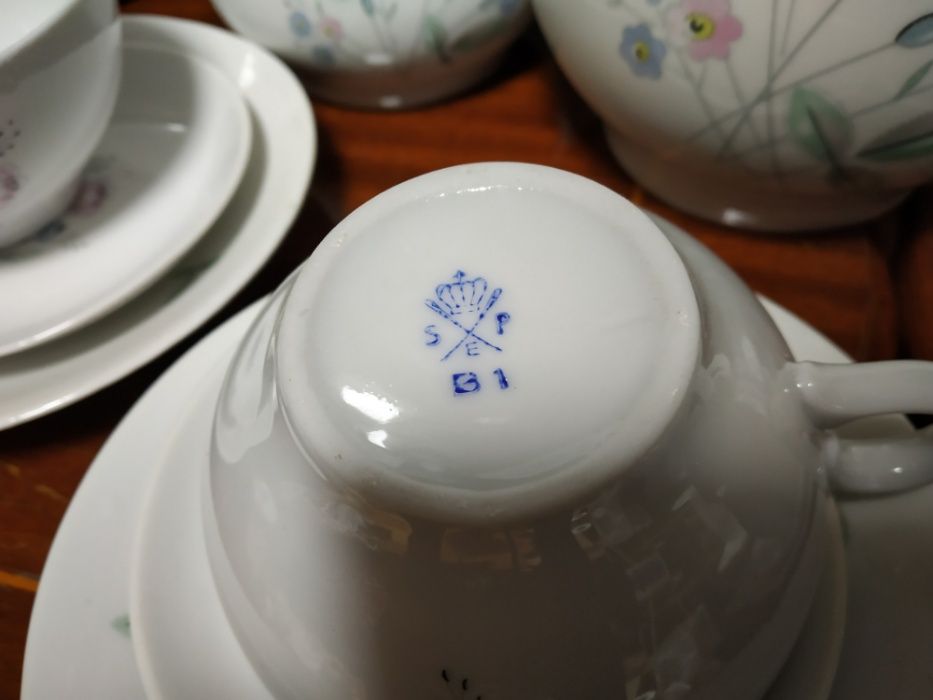 Чайный сервиз на 6 персон "SEP" ГДР.