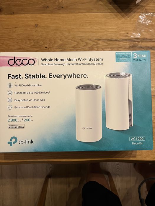 Mesh система TP-Link Deco E4, AC1200