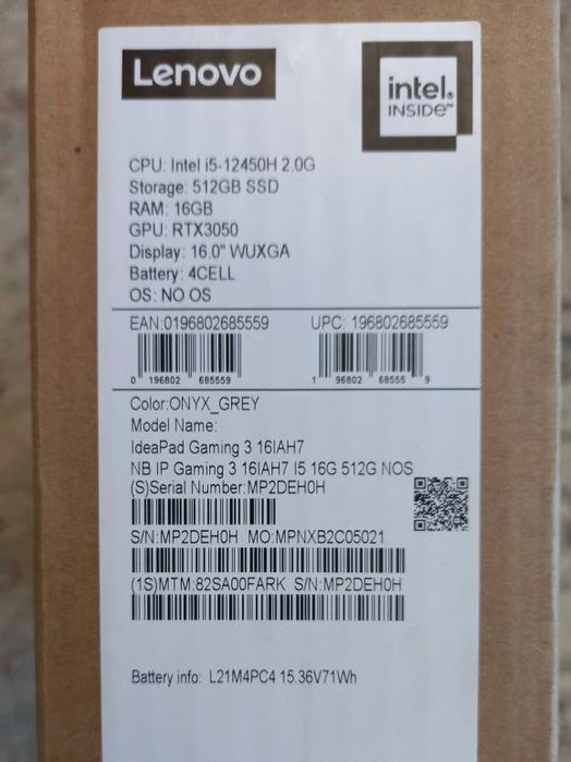Lenovo Ideapad Gaming 3