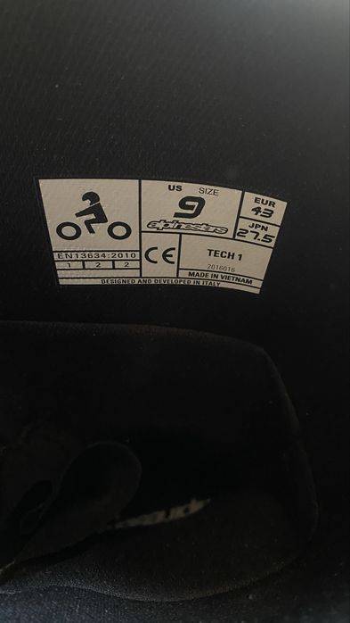 Ghete moto Alpinestars Tech1