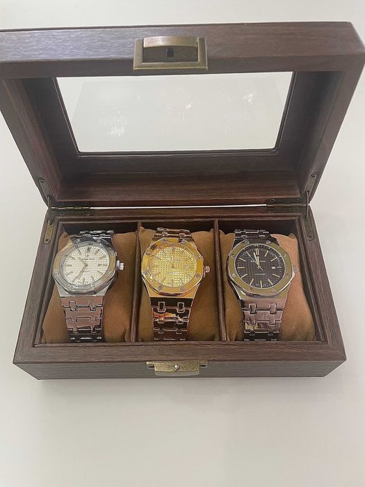 3 броя Колекция AP Audemars Piguet Royal Oak Luxury watches/часовниц