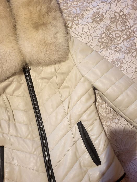 Дамско яке естествена кожа