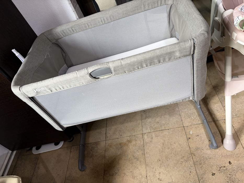 Cosleeper PATUT PLIABIL 2 IN 1 PENTRU COPII JOIE ROOMIE GLIDE, ALMOND