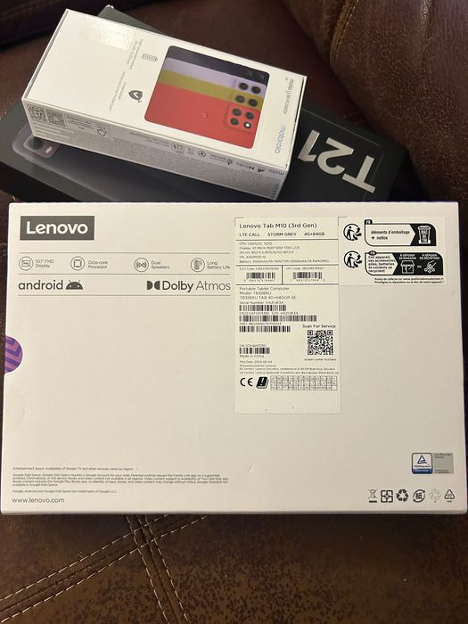 Tableta Lenovo Tab M10 Gen3 10.1Inci (3GB/32GB) Furtună gri