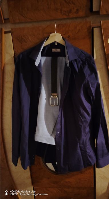 Costum bărbați, Sacou, Pantalon, vesta, Cămașă și curea.