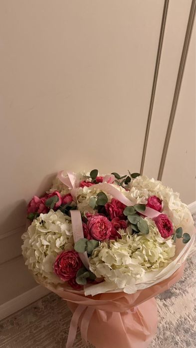 Цветы свежие гортензии