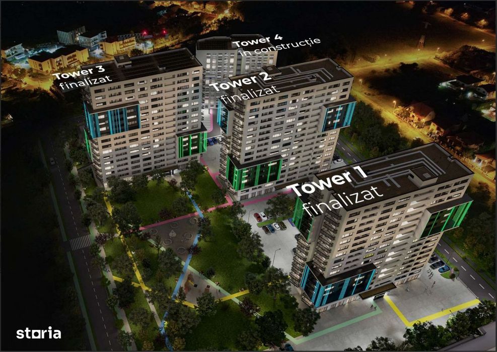 Apartament cu 2 camere in X-city Towers Direct de la dezvoltator — fotografia 1