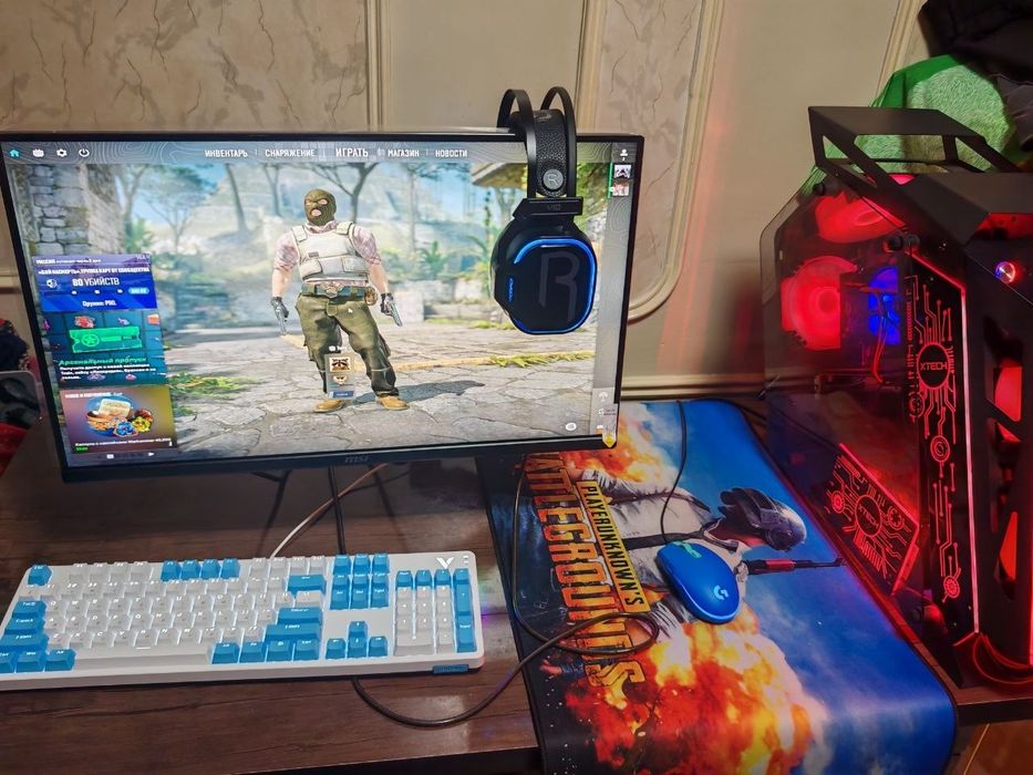 Игровая компьютер полностью с гарантией