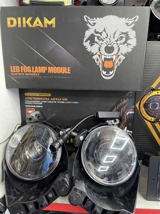 Противотуманные фары, противотуманки LASER LED COBALT,AVEO