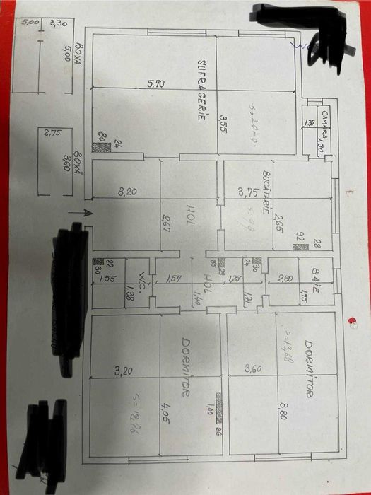 Apartament 77 m² demisol – ferestre pe 3 laturi + 2 boxe