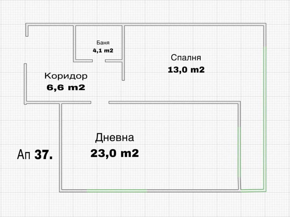 Продава се Двустаен апартамент в Варна, Аспарухово - 68 кв.м за 1667 €/кв.м - Снимка #3