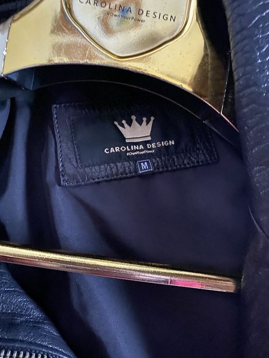 Geaca biker de piele Carolina Design