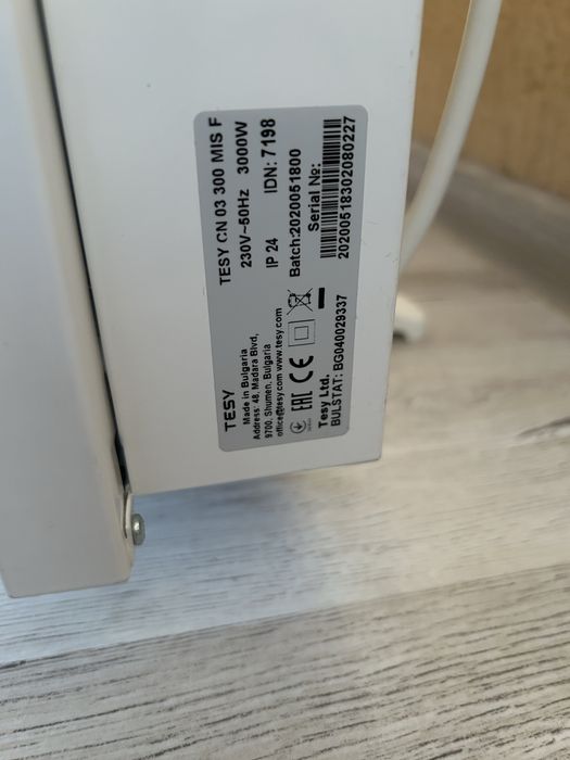 Конвектор TESY 3000W