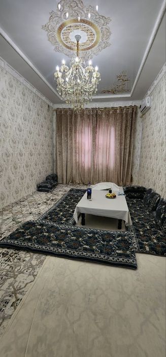 Гулистон 3соток 4комнатная новая евроремонт 100м от дороги