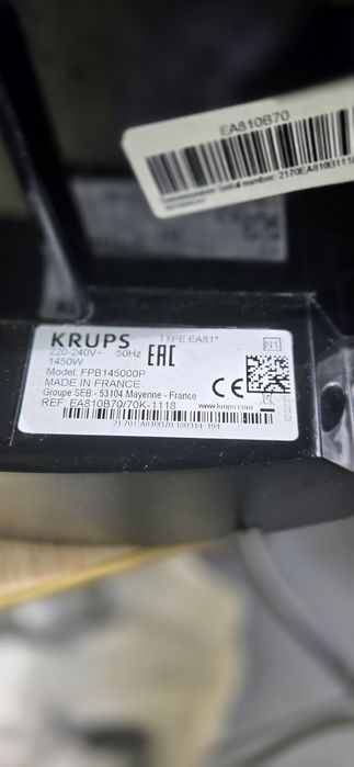 Vand aparat de cafea krups