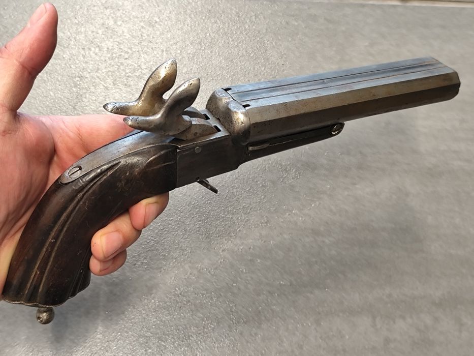 Колекционерски Двуцевен Пистолет / SPAIN 1860-1880г.