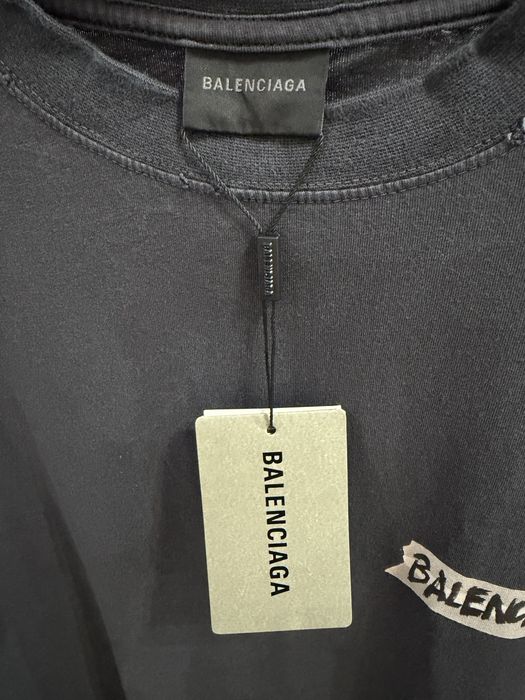 Tricou Balenciaga Distressed