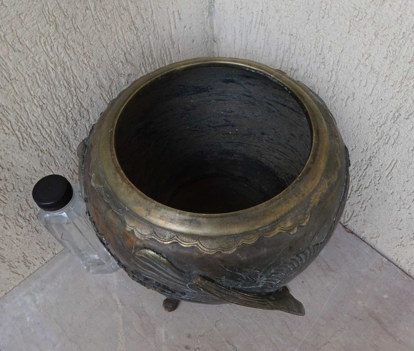 Vas asiatic Rar| bronz | atelier Yoshida Zo Kyoto | Japonia |cca. 1880