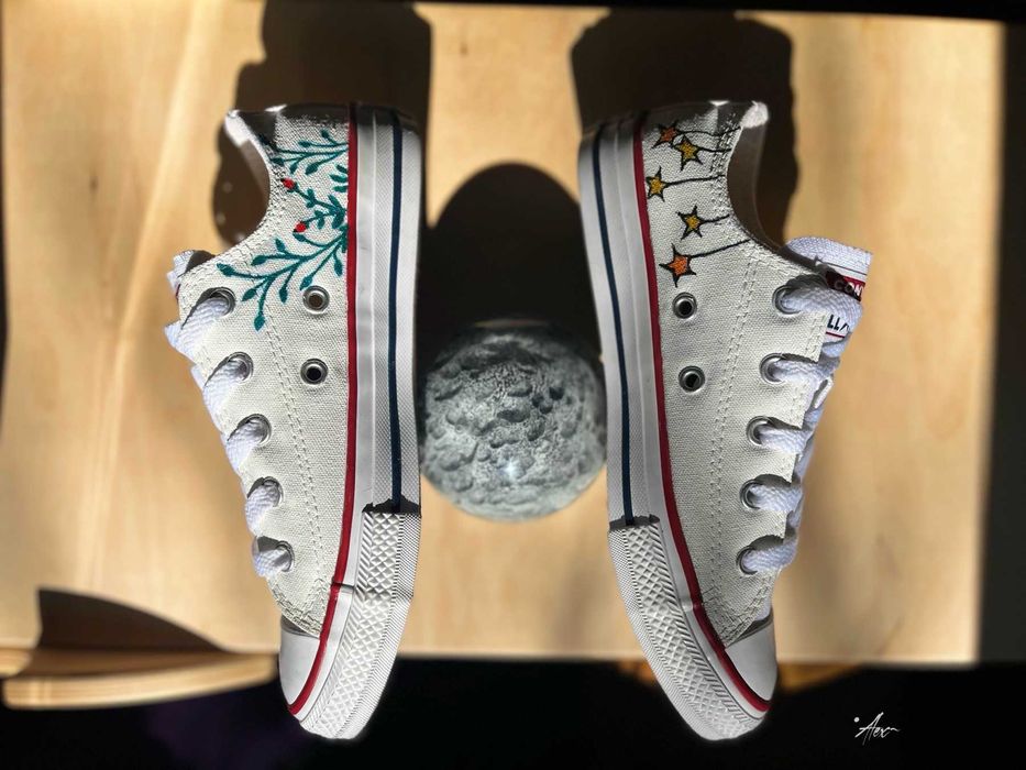 Ръчно рисувани кецове Converse