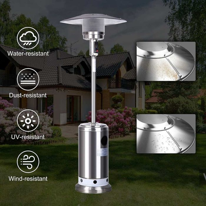 Външен газов отоплител тип гъба 13KW