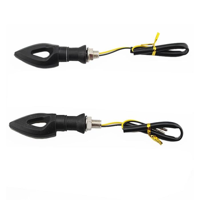 Set 2 Semnalizari Led Moto Atv Fumurii Negre Cross SMD fata spate A412