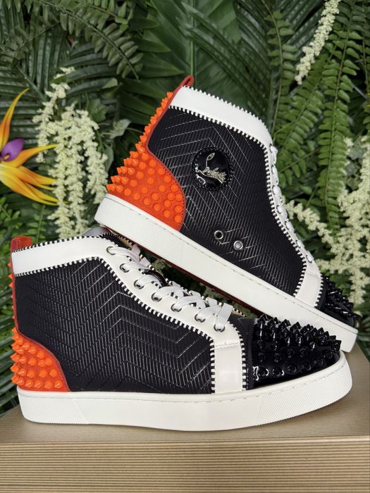 Christian Louboutin High Spikes Orange