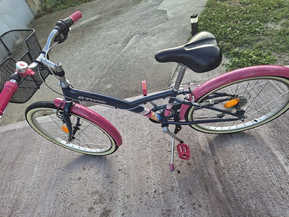 Bicicletă copii B'Twin Original 500 (Decathlon) – 24 inch, complet echipată